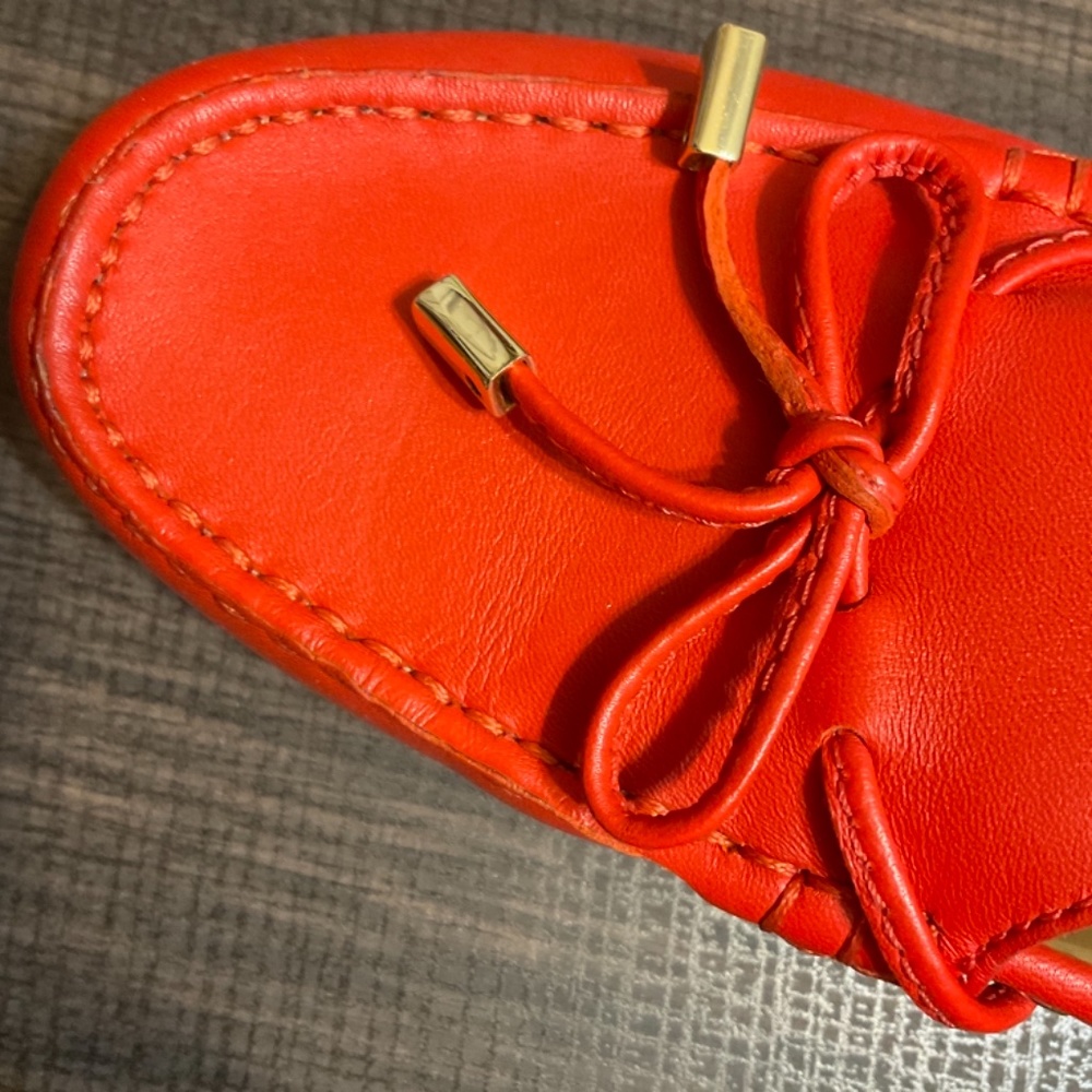 Michael Kors red flats size 7 - Picture 3 of 6